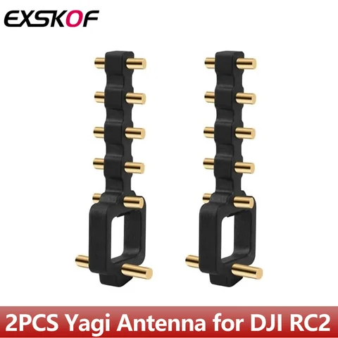 2 шт. антенна Yagi для DJI Mini 4 Pro RC2, аксессуары для контроллера, усилитель сигнала, расширяет дальность полета, аксессуары для дронов, черный
