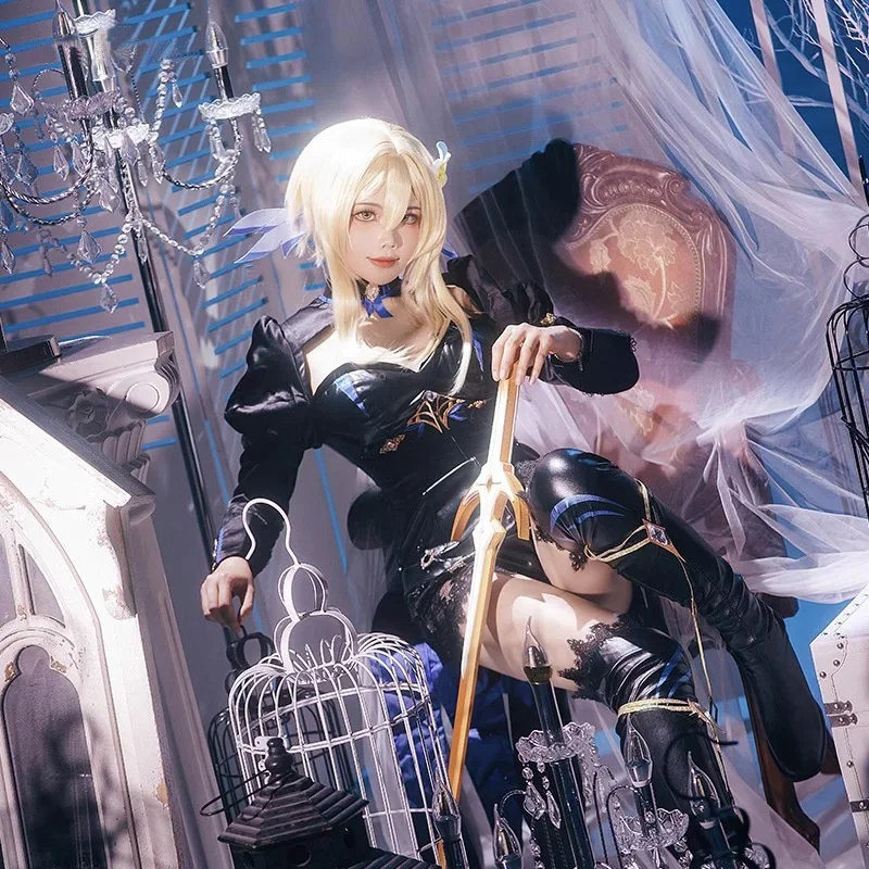 Костюм принцессы Genshin дальний и бездна для косплея униформа Хэллоуина косплей