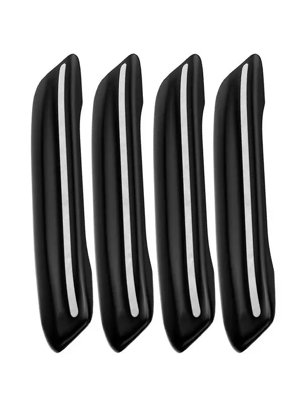 

Car Corner Bumper Guard Universal Rearview Mirror Anticollision Protector Anti-Scratch Strips Sticker Black Anti-Collision Patch