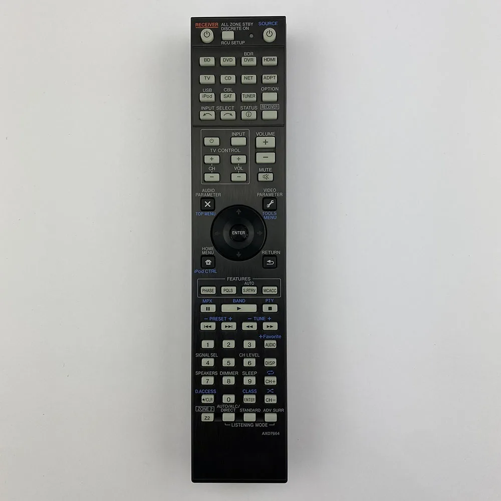 

Новый оригинальный пульт дистанционного управления AXD7664 для PIONEER AV ресивера детской яркости, детской яркости, детской яркости