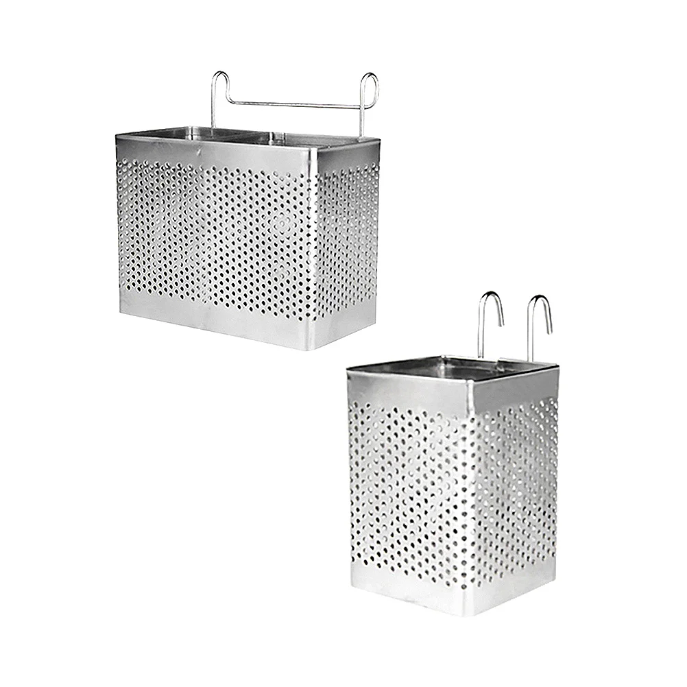

Utensil Drainer Drying Rack Chopstick Holder Stainless Steel Basket Organizer Hanging Cutleryhooks Tableware