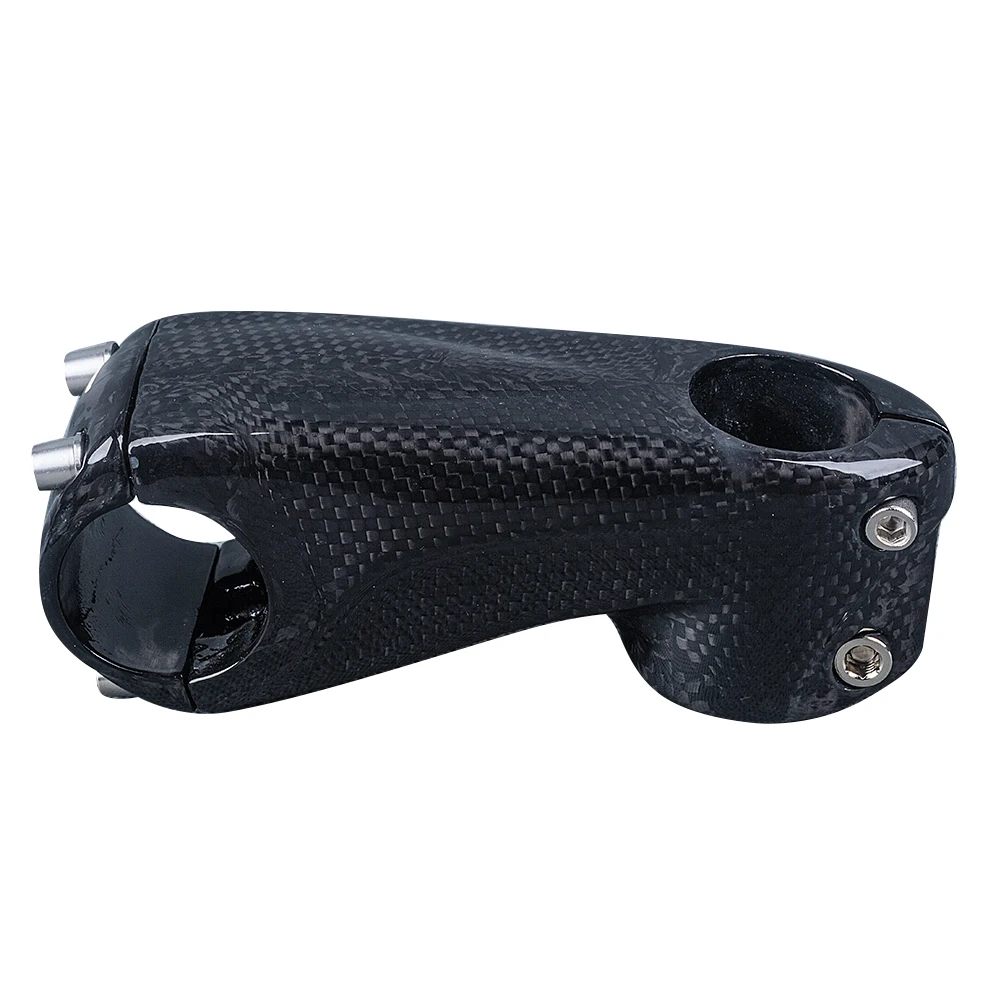 

NO LOGO Full 3K Carbon Fiber Stem Bicycle Road Mountain Bike MTB Parts Angle 6 Degrees Length 80/90/100/110mm