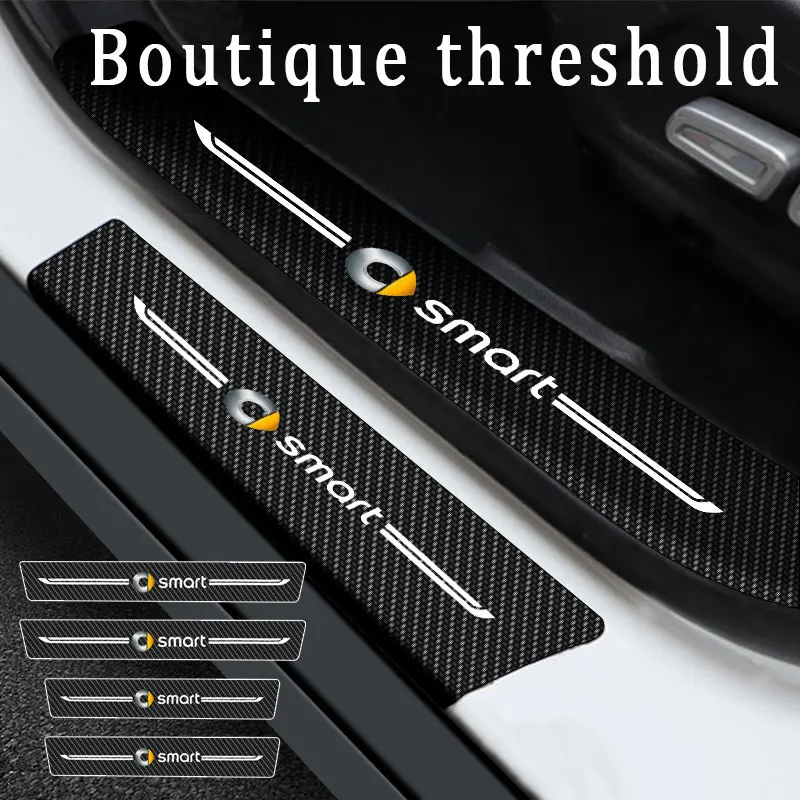 Автомобильные наклейки 4 шт. защита от царапин на порог двери для смартфона