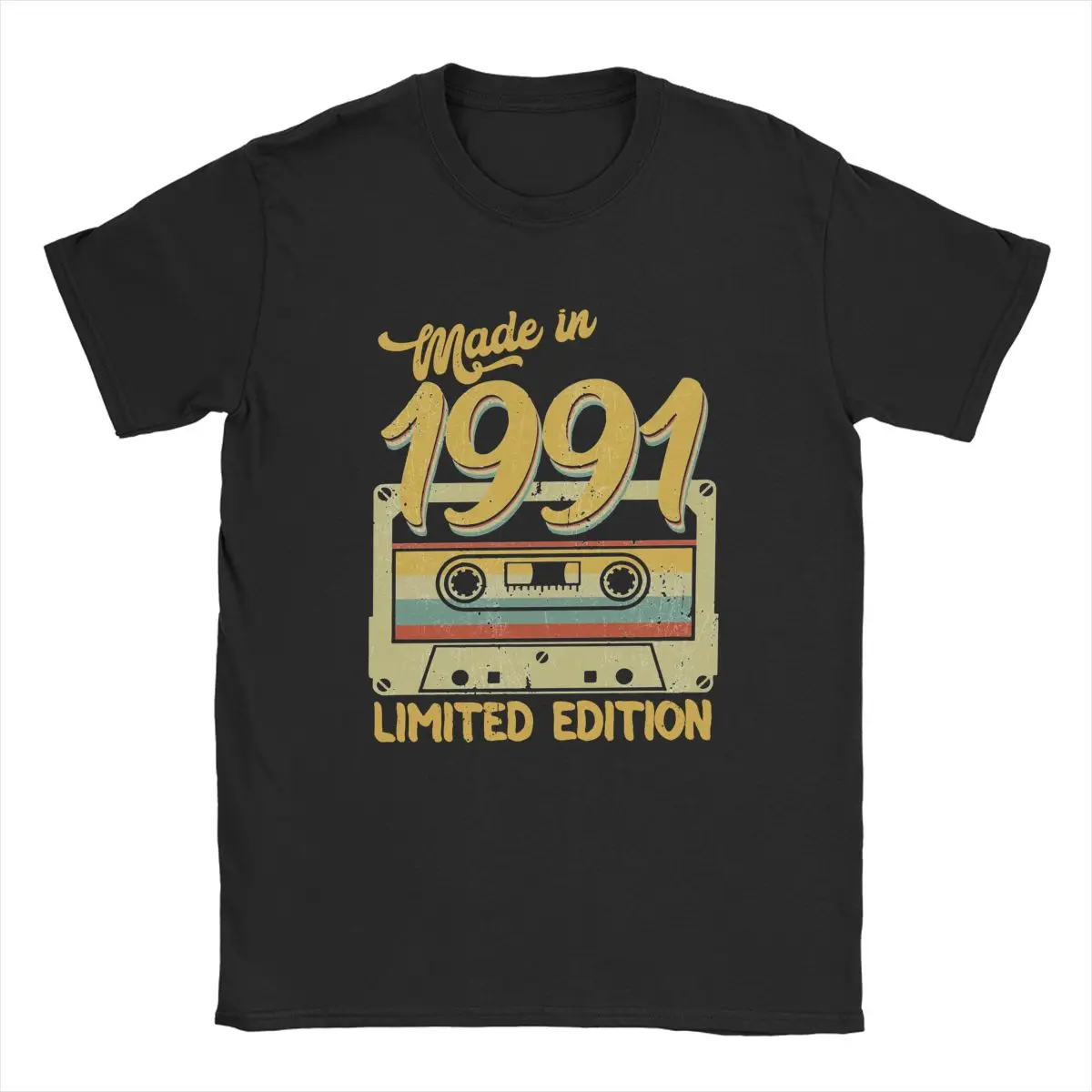 

Made In 1991 Limited Edition T-Shirts 30th Birthday Gift Men T Shirt Amazing Tee Shirt 100% Cotton 4XL 5XL 6XL Clothing