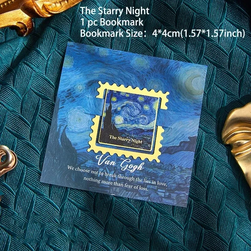 

Золотая металлическая закладка