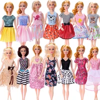 casual trend doll clothes for 30cm barbie bjd match dress elegant young fashion skirt cozy girls toys 16 exquisite accessoires