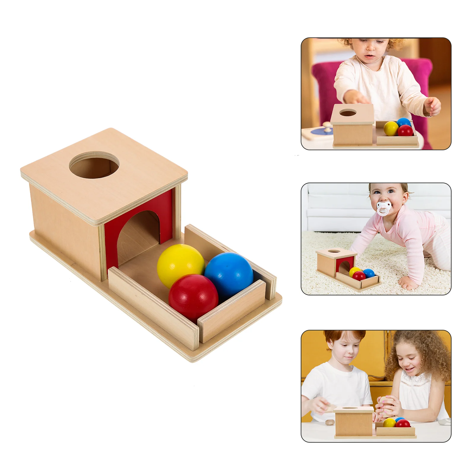 

Montessori Teaching Aids Toys Infant Wood Training Baby Hand-eye Coordination Game