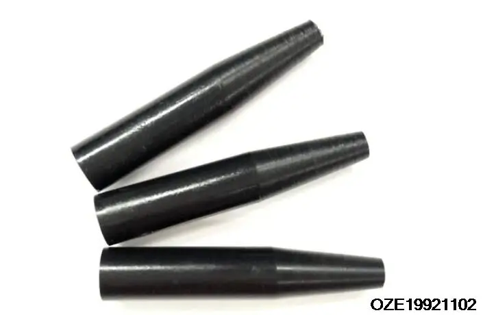 100 шт. 6х45 мм точечные Концевики части испытательного приспособления для ПП пластины POM скоровочный стержень черный