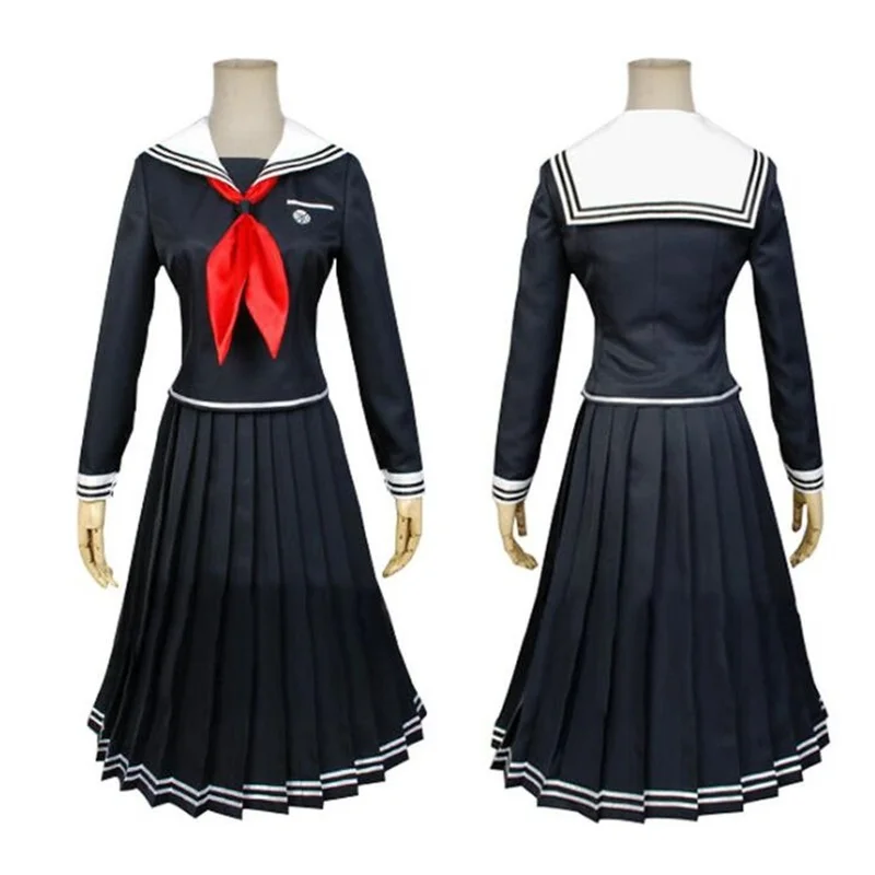 

Костюмы для косплея аниме Dganronpa л. Fukawa anCosplay, платье, костюмы на Хэллоуин для женщин, искусственный парик, униформа