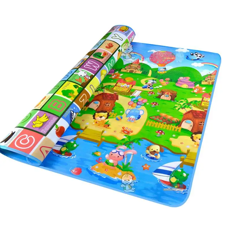 

Baby Foam Crawling Mat Double-sided 1.8*1.2 M Double-sided Thickness 0.5 Baby Crawling Mat Creeping Mat Floor Mat