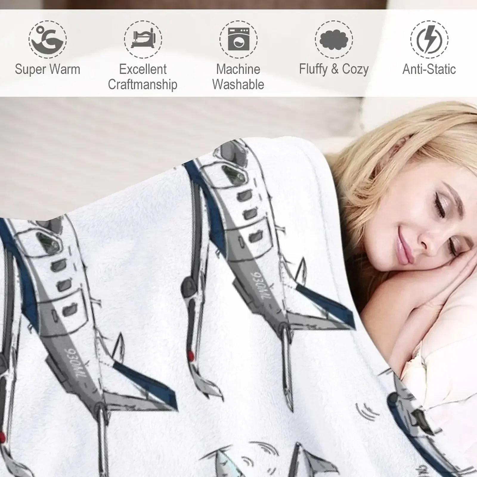 Одеяло Socata TBM 700 N930 мл мягкое плюшевое плед гигантский диван декоративные одеяла