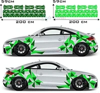 car sticker car decor car long stripe decal universal car hexagon design vinyl stickers decal kit car stickers decorate