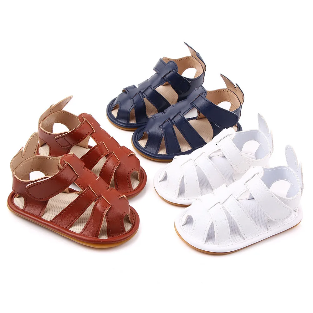 

Baby Boy Sandals Summer Infant Toddler Anti Slip First Walkers Baby Boy Shoes Baby Moccasins 1 Year 2 Years