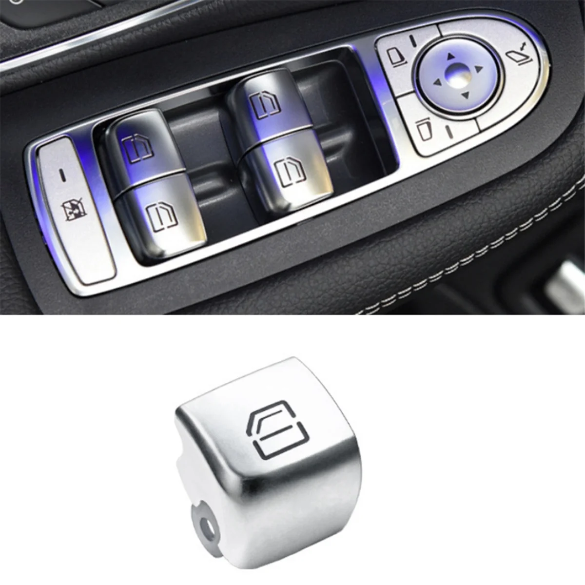 Крышка кнопки ремонта переключателя окна левой двери водителя 2059056811 Для Mercedes-Benz