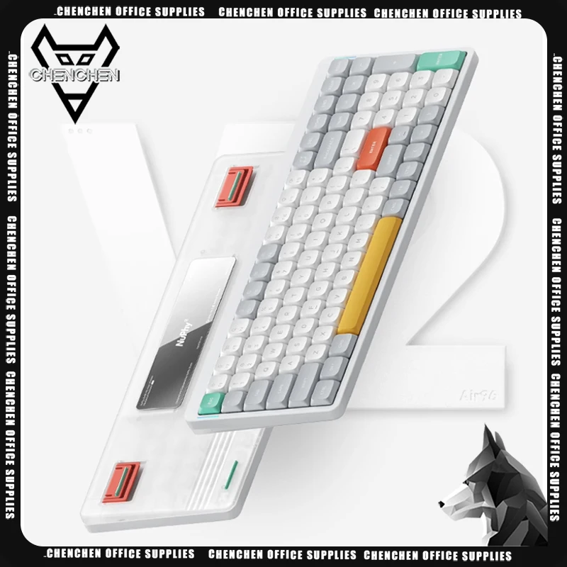 Механическая клавиатура Nuphy Air96 V2 трехрежимная беспроводная игровая с