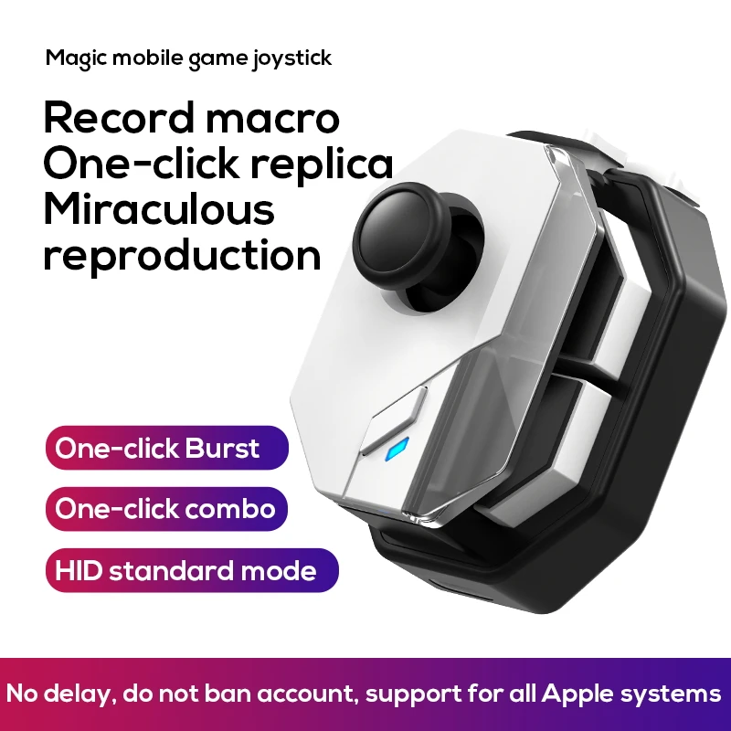 

MB02 Magic Game Joystick Transparent Card Slot Winning Magic Weapon HID Standard Mode Universally Type-C/Bluetooth Connection