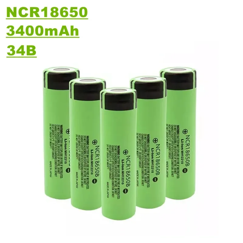 

18650 lithium ion rechargeable battery,34B,3.7V,3400mah, suitable for POS machine, tachograph, razor, battery pack assembly, etc