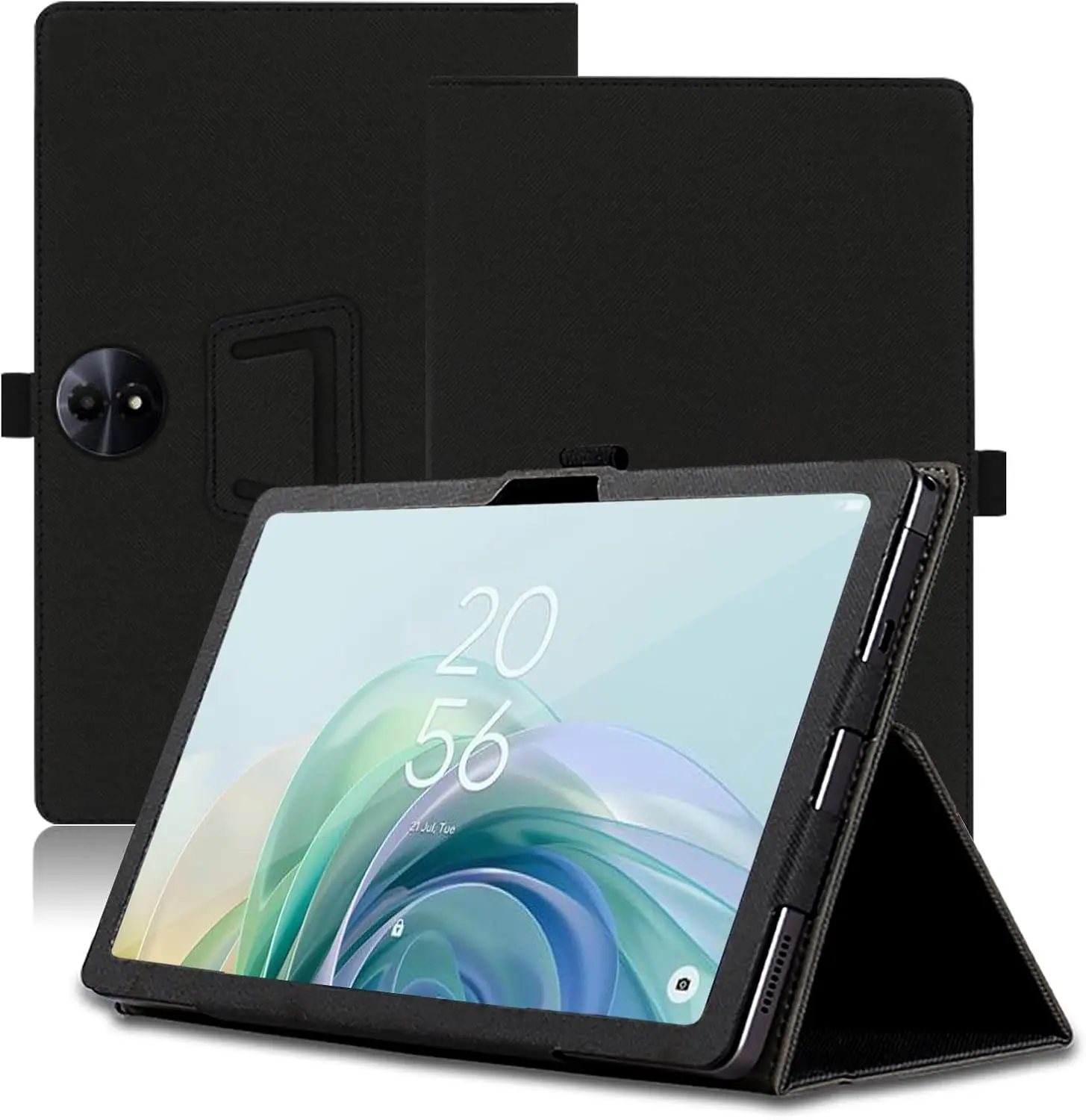 Фото Чехол Funda для TCL NxtPaper Tab 11 Gen 2 FE, портативный чехол для планшета 11 дюймов, чехол из искусственной кожи с держателем-петлей для стилуса №1