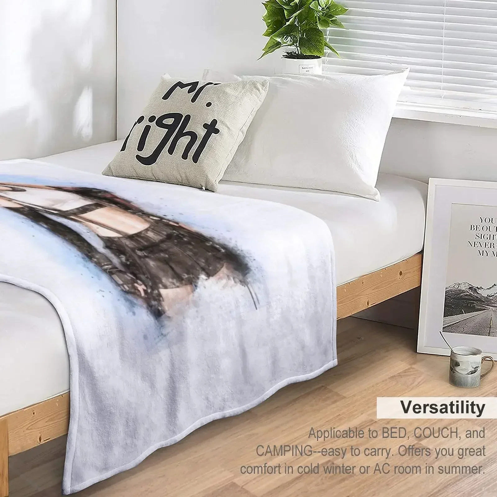 Акварельное одеяло Tifa Lockhart Ff VII дорожное термобелье для путешествий теплые