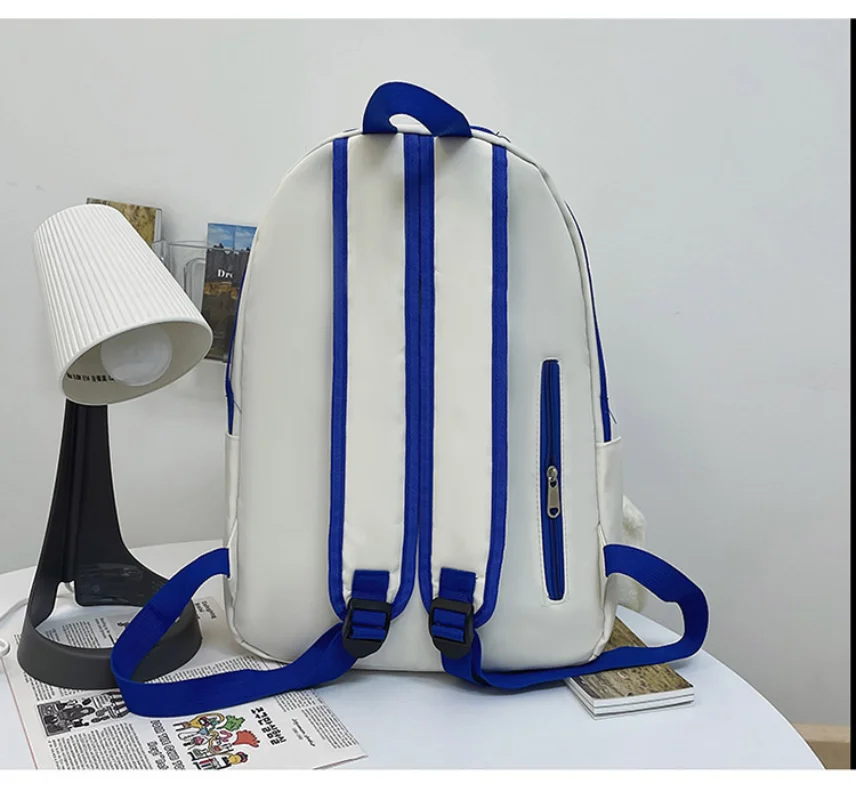 New Women's Backpack Fashion High Middle School Students' Schoolbag Large Capacity College Students' Campus Backpack