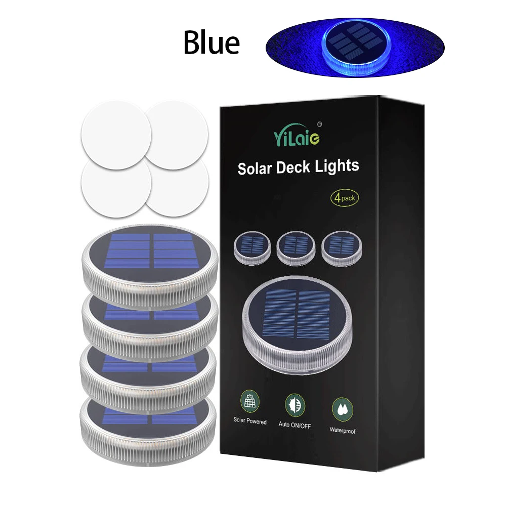 

Солнечные фонари Yilaie для улицы синего цвета