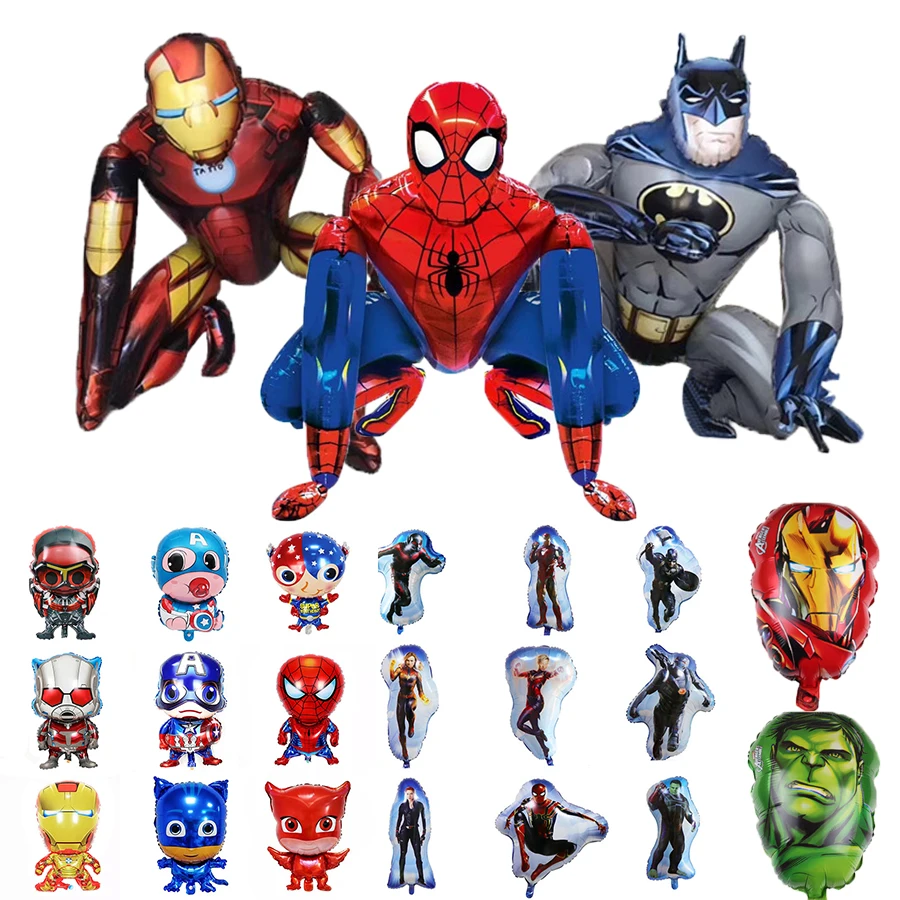 Воздушный шар супергероя 3D Бэтмен Человек-паук Железный человек Мстители