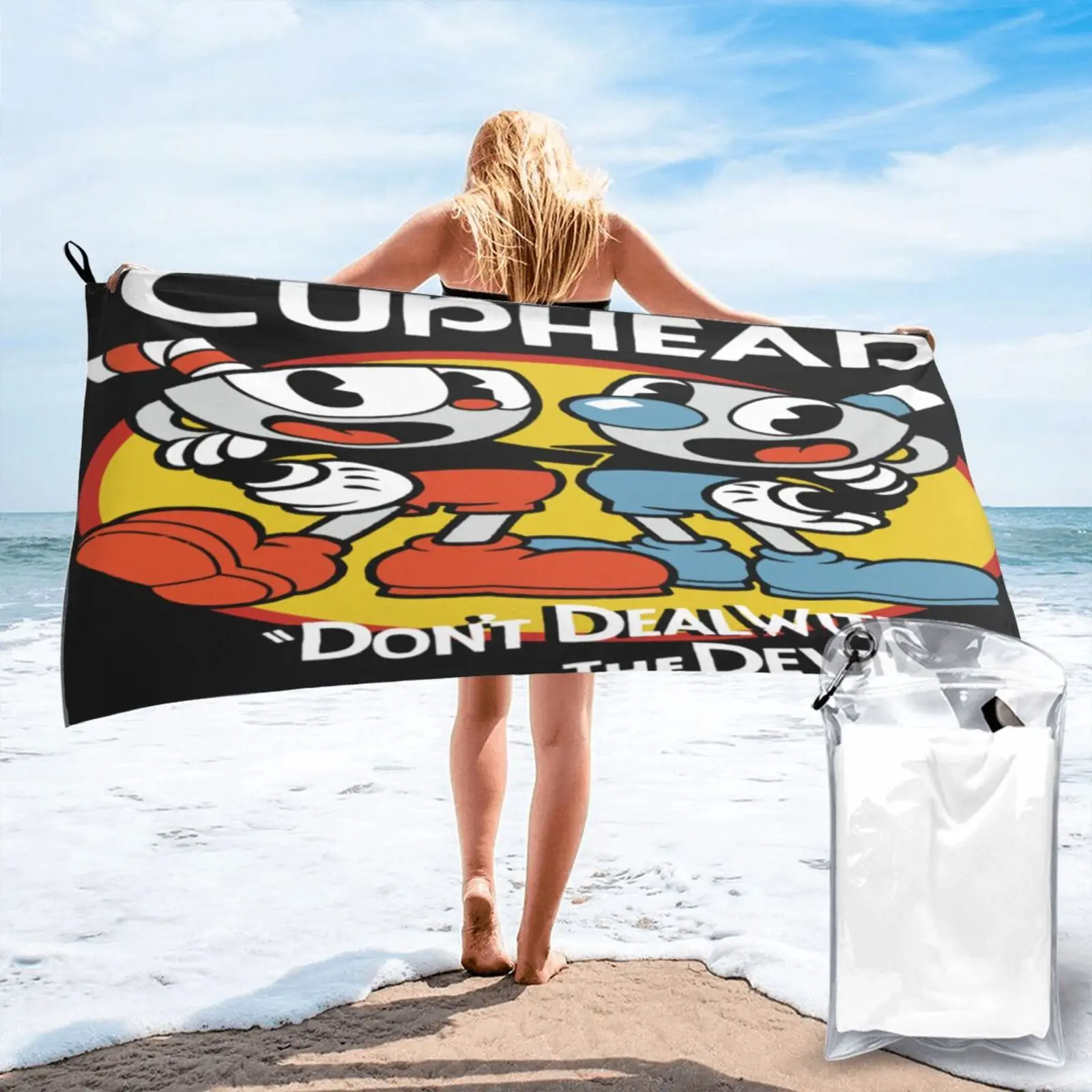 

Official Cuphead 6574 Beach Towel Towels Kitchen Towels Baby Towel Bathroom Furniture Sets Baby Towel Towel Bath Kitchen Towel