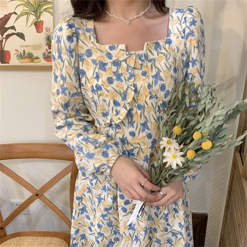 Элегантное милое платье большого размера с поясом Женская одежда весна-осень 2022