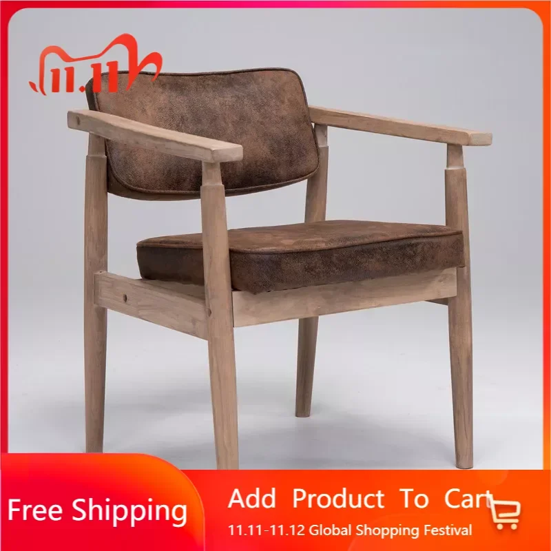 

Accent Modern Dining Chairs Ergonomic Wooden Designer Luxury Dining Chairs Vanity Garden Moveis Para Casa Home Furniture WJ40XP