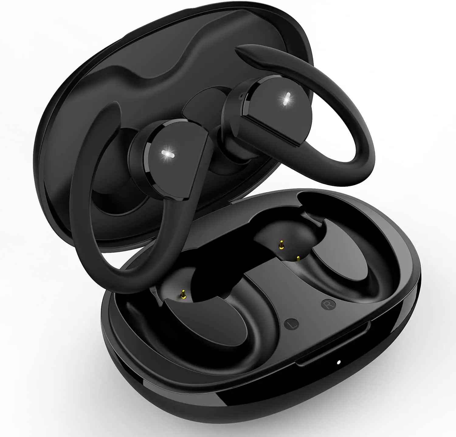 

Bluetooth Headphones Wireless 36hrs Playtime Sport Earbuds with Microphone, Earphones Bluetooth Wireless with Over Ear Hooks