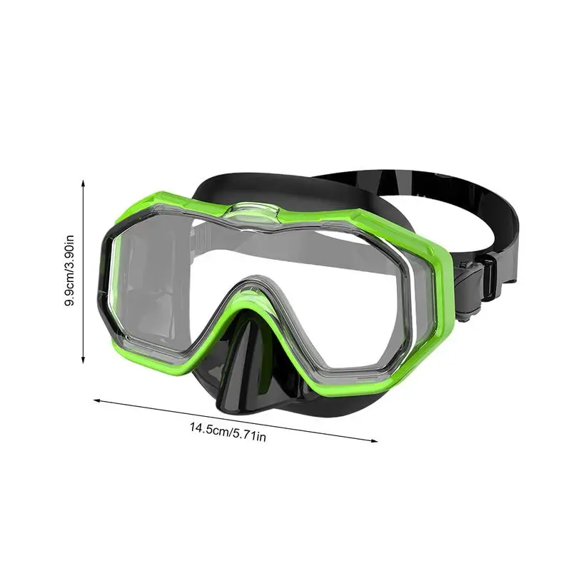 Swimming Goggles With Nos Cover Anti-Fog Clear Diving Scuba Snorkel Goggles Snorkeling Gear Pool Goggles Waterproof Kids Adult (art.: 3920c7cd2f2ae) - 3920c7cd2f2ae