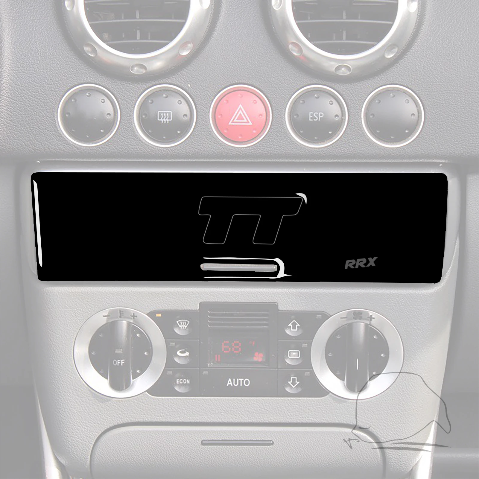 Для Audi TT 8N 2001 2002 2003 2004 2005 панель управления приборной панели CD крышка пианино