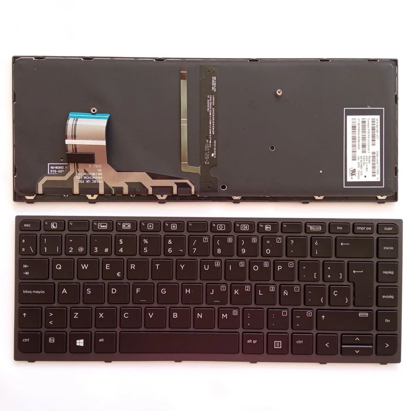 Клавиатура US/SP/LA/BR/UK English для ноутбука HP ZBook Studio G3 Mobile US с подсветкой клавиш 841681-001 PK131C41A00.