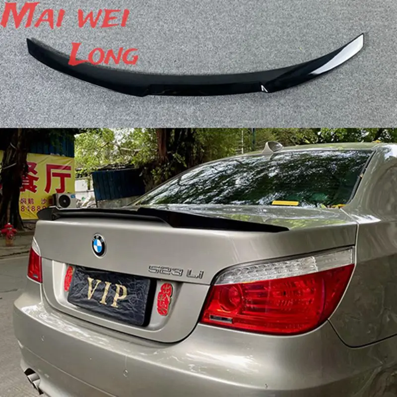 

For BMW M5 E60 Spoiler 2006-2010 520 525li 528li High Quality ABS Material Car Rear Wing Primer Color Rear Spoiler
