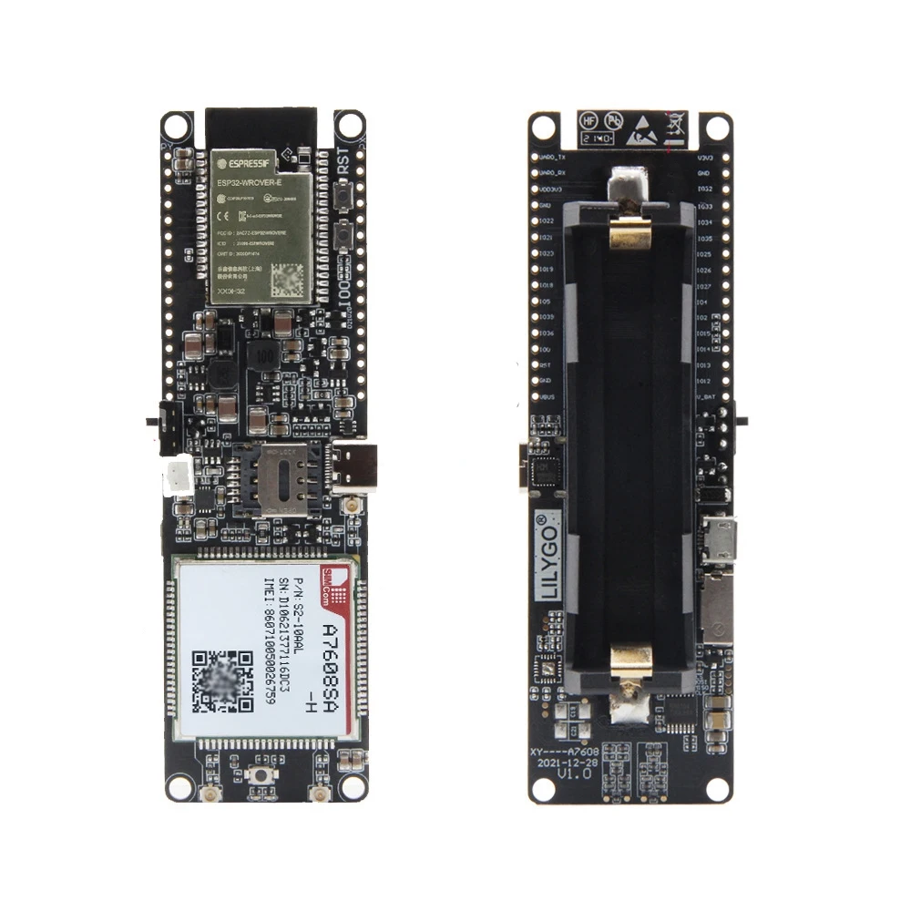 

Беспроводная сетевая GPS-антенна T-A7608SA-H ESP32 SIM LTE, беспроводная плата разработки WiFi Bluetooth
