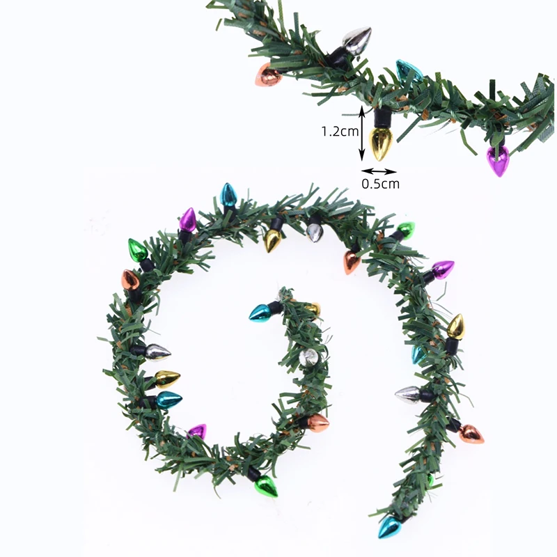 Модель для кукольного домика из ротанга 1/12 искусственная нить Рождественский