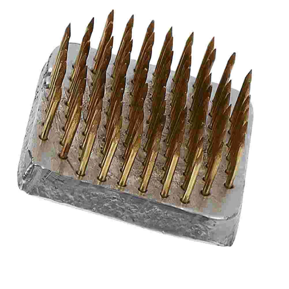 

Jianshan Flower Arrangement Base Mini Frogs Flower Pin Frog Vintage Flower Display Rack Stainless Steel Japanese Flower Holder