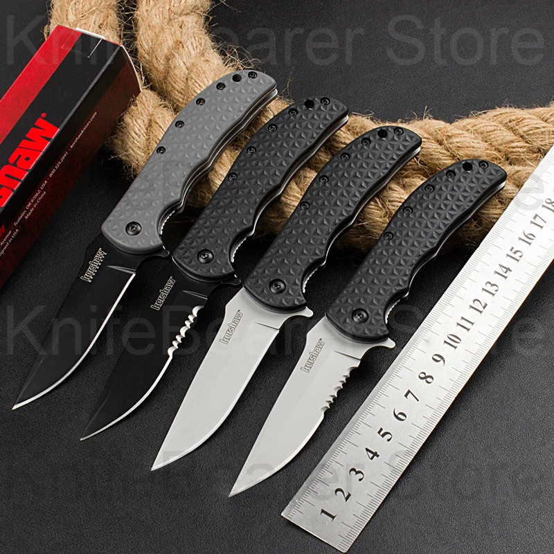 

Kershaw 3650 Folding Knife 8Cr13Mov Steel Blade Nylon Fiberglass Handle Outdoor Camping Survival Camping EDC Pocket Knife