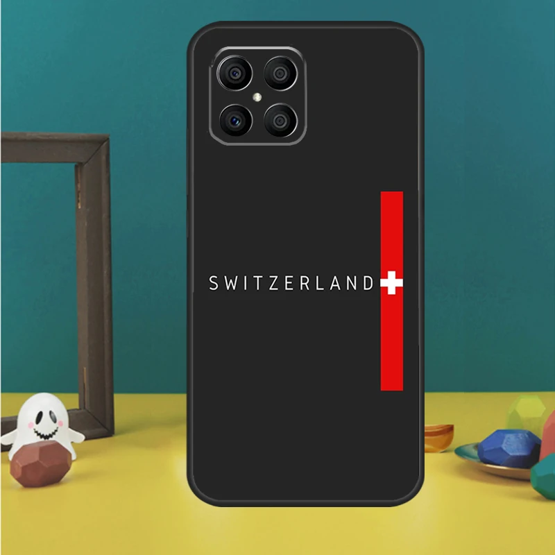 Фото Чехол с флагом Швейцарии для Honor X9a X8a X8b X9b X9c X8 X9 50 70 90 Lite Honor 200 Lite Magic 7 5 6 Pro Cover №5