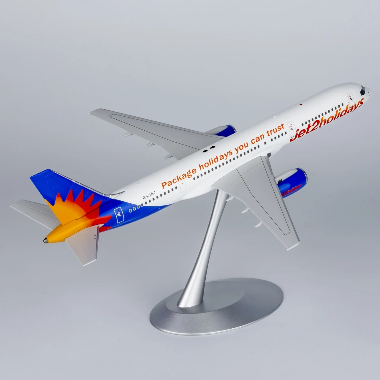 Коллекционный самолет из сплава подарок модель NG 1:200 Jet2 Holidays Boeing B757-200 литой под