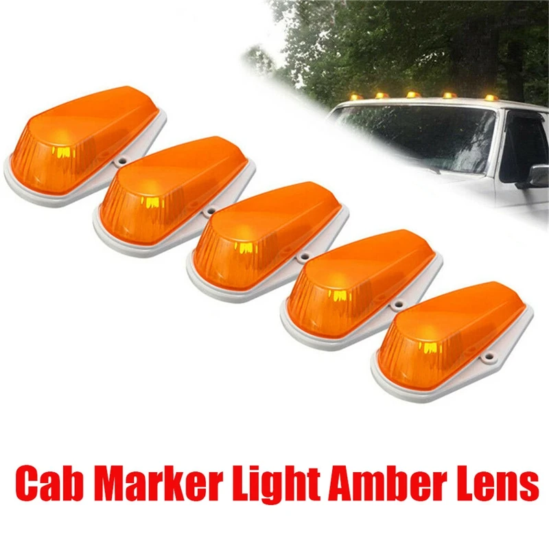 

5pack светодиодные ходовые огни для крыши кабины с монтажным комплектом для Ford F-150 F-250 1973-1997 пикап