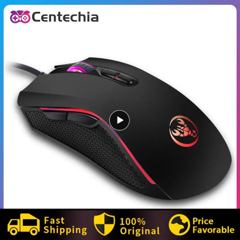 

Competitive Desktop Mouse Optical Adjustable Usb Ergonomic Mouse 3200dpi Game For Computer Laptop Office Luminous Mouse E-sports