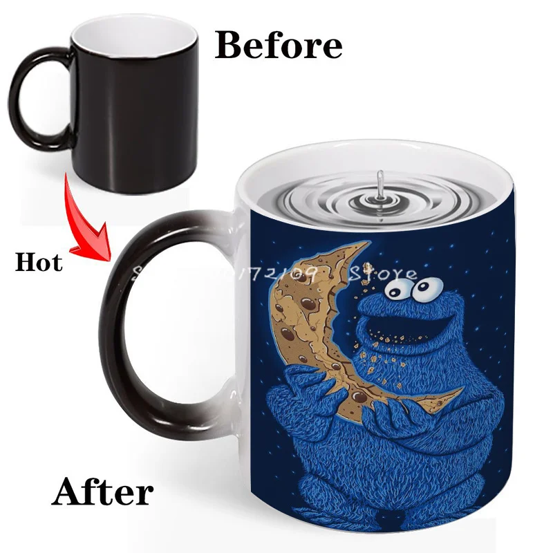 Кулинарная чашка Монстр Улица Сезам волшебная керамическая для кофе воды