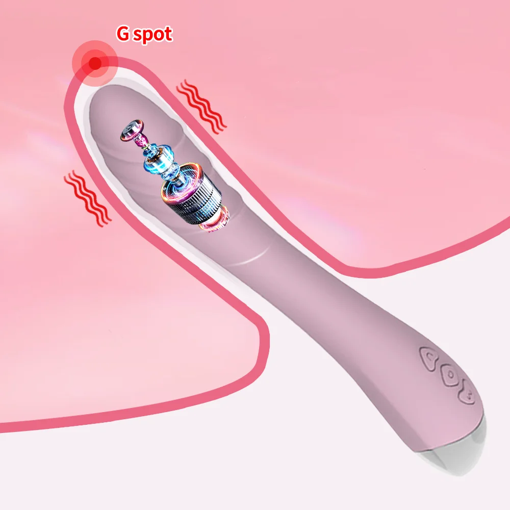

10 Frequencies Vibrator Soft Silicone G Spot Vibrating AV Wand Sex Toy for Women Erotic Accessory Clit Stimulation
