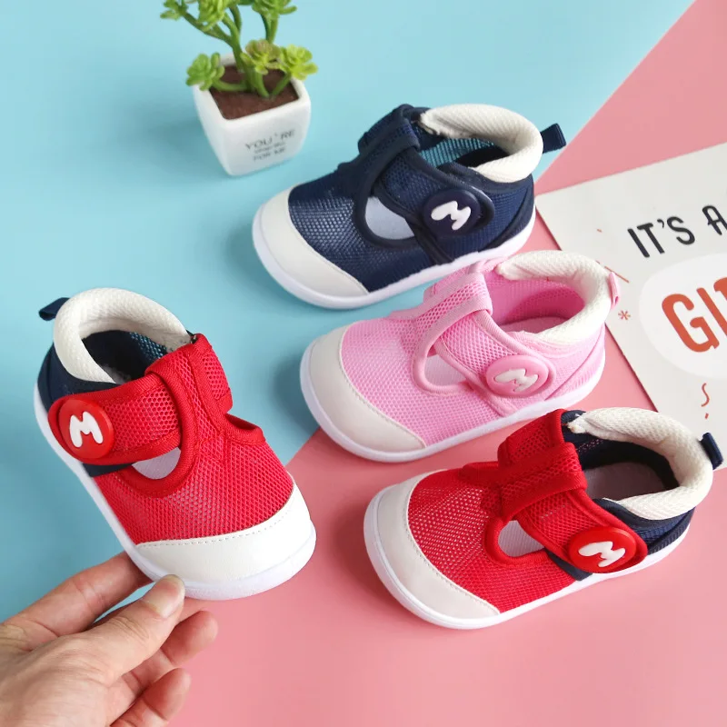 

2020 Summer Infant Sandals Girls Boys Toddler Shoes Soft Bottom Comfortable Outdoor Anti-collision Children Baby Mesh Sandals