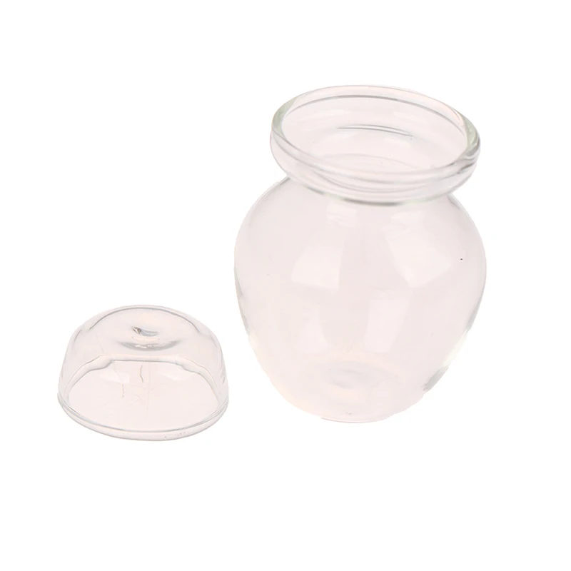 

1:12 DollHouse Miniature Simulation Glass Pickle Jar Model DIY Accessories
