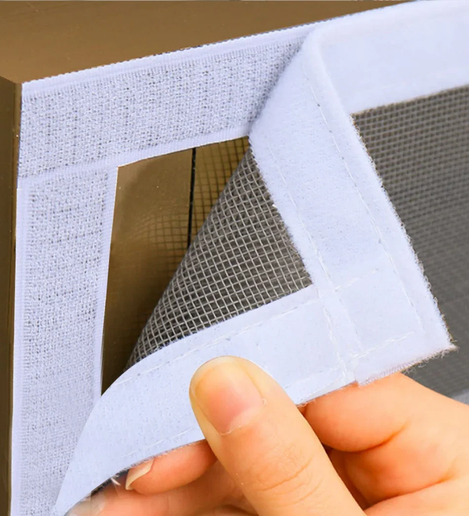 

Самоклеящаяся белая сетка от комаров для окна