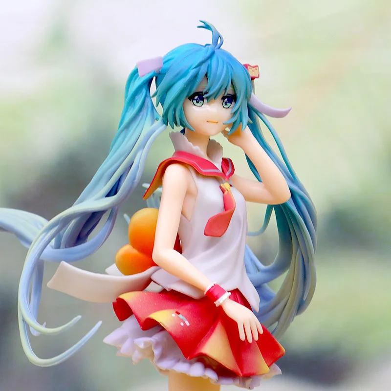 

2023 New Anime Hatsune Miku Virtual Singer Manga Figurines Cinderella Hatsune Miku Pvc Action Figure Kawaii Model Cartoon Gift
