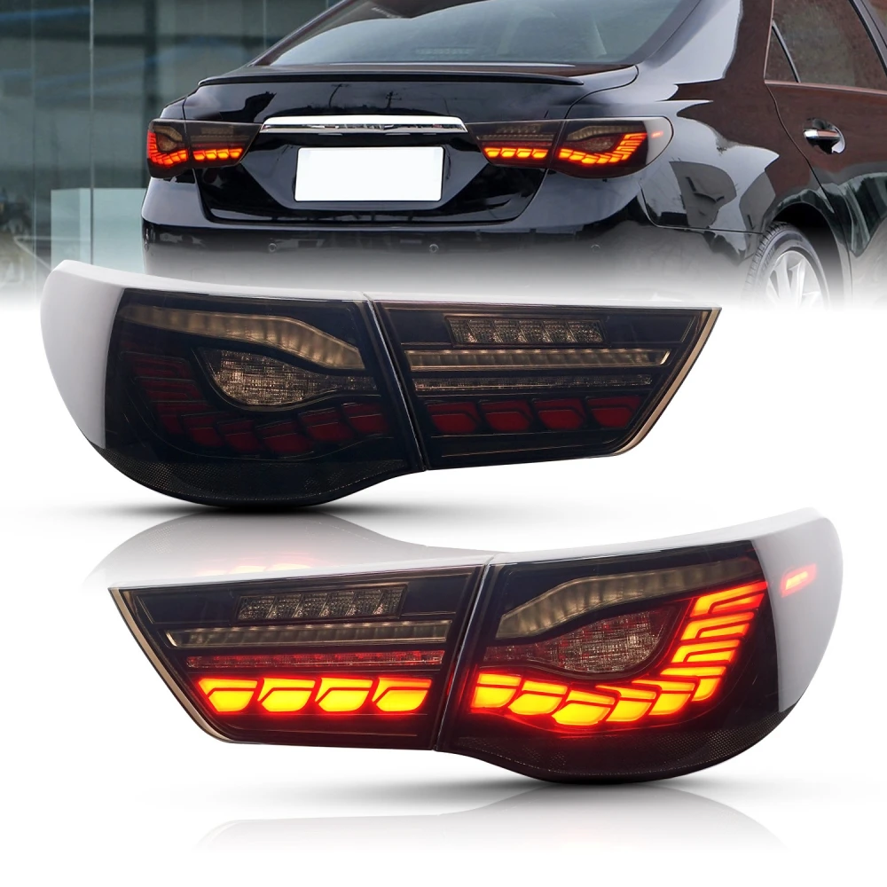

Car LED Tail light Dynamic Turn Singal Reversing Brake Light For Toyota Reiz 2010 2011 2012 2013 DRL LED Taillights Assembly