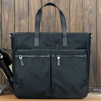 new pattern business bag for men nylon cloth messenger bag large capacity shoulder bag fashion travel handbag casual laptop bag